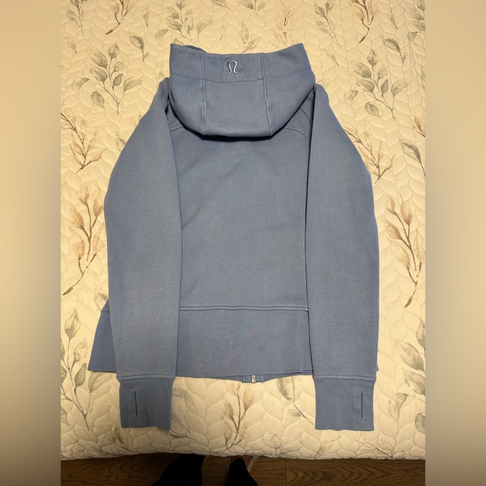 lululemon athletica Slate Blue Scuba zip hoodie
Size 10